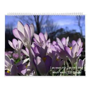 Bossen die 2022 Kalender lopen