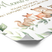 Bossen Dieren Greenerate Decorate Baby Block Game Poster (Hoek)