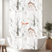 Bossen Douchegordijn