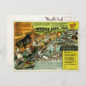 Bossen Edge Game Ad Briefkaart (Voorkant / Achterkant)