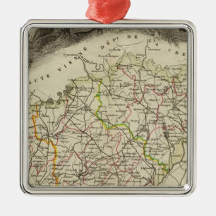 Bossen en landschappen metalen ornament