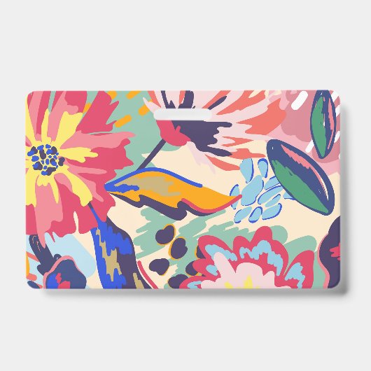 Bossen en rozen badge (Voorkant)