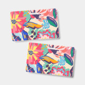 Bossen en rozen badge (Voor- en achterkant)