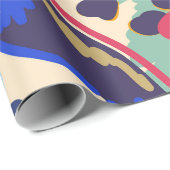 Bossen en rozen cadeaupapier (Rol Hoek)