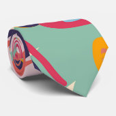 Bossen en rozen stropdas (Opgerold)