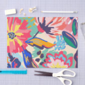 Bossen en rozen tissuepapier (Craft)