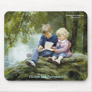 Bossen en sproeiers muismat