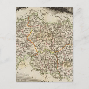 Bossen en stadsgrenzen briefkaart