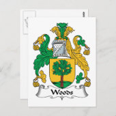 Bossen gezinscrest briefkaart (Voorkant / Achterkant)