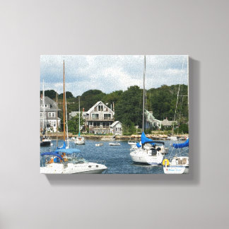 Bossen Hole Harbor Canvas Afdruk
