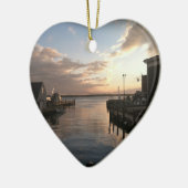 Bossen Hole Harbour kerstversiering Keramisch Ornament (Links)