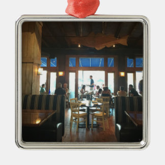 Bossen Hole Waterfront kerstversiering Metalen Ornament