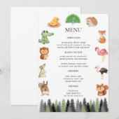Bossen Menu (Voorkant / Achterkant)