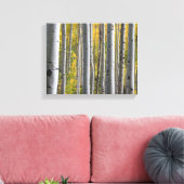 "Bossen met boomstam" Canvas Afdruk (Insitu (Woonkamer))