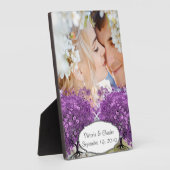 Bossen met Paarse hardebomen Fotoplaat (Zijkant)