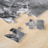 Bossen met Whitetail Deer Puzzle Legpuzzel (Zijkant)