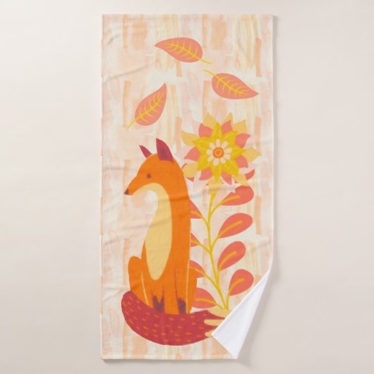 Bossen najaar bad handdoek (Badhanddoek)