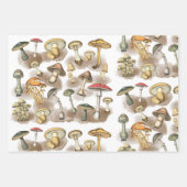  bossen paddenstoelen inpakpapier vel (Voorkant 3)