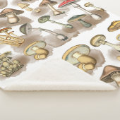 bossen paddenstoelen sherpa deken (3/4)