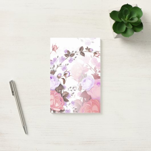 Bossen rozen 5 post-it® notes (Kantoor)