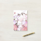 Bossen rozen 5 post-it® notes (Op bureau)