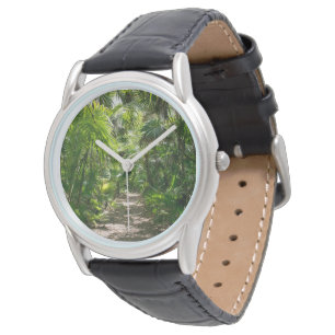 Bossen Tropisch regenwoud Tulum Mexico Horloge