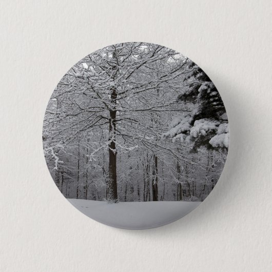 Bossen-Uitzicht Ronde Button 5,7 Cm (Voorkant)
