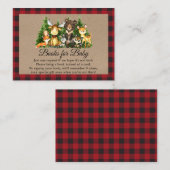 Bossen van bossen informatiekaartje (Voorkant / Achterkant)