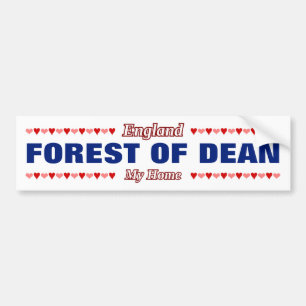 BOSSEN VAN DEAN - Mijn thuisland - Engeland; Harte Bumpersticker