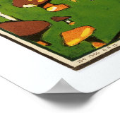  Bossen van Oxhey door Edward McKnight Kauffer Poster (Hoek)