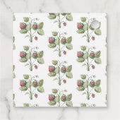 Bossen verjaardag gepersonaliseerd bedankjes labels (Achterkant)