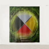 Bossen voor geneeskunde wandkleed (Voorkant)