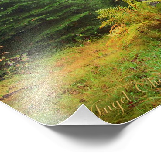 Bossen voor sproeiers foto afdruk (Hoek)