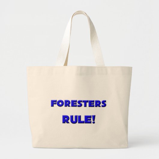 Bossenregel! Grote Tote Bag (Voorkant)
