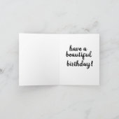 BOSSTE FOTOGRAFIE BIRTHDAAGKAARTEN KAART (Binnen)