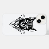 Bossy Cat-telefooncel Case-Mate iPhone Case (Achterkant (horizontaal))