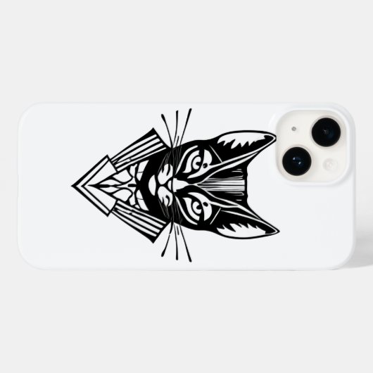 Bossy Cat-telefooncel Case-Mate iPhone Case (Achterkant (horizontaal))