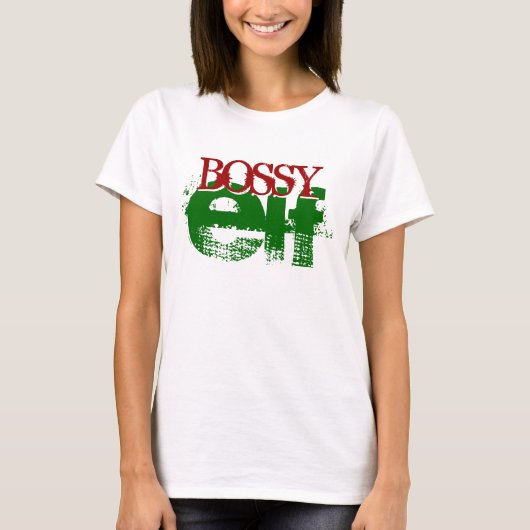 BOSSY elf T-shirt (Voorkant)