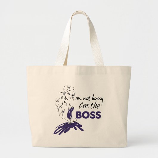 Bossy Grote Tote Bag (Voorkant)