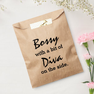 Bossy met een beetje diva bedankzakje