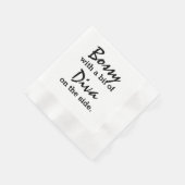 Bossy met een beetje diva servet (Hoek)