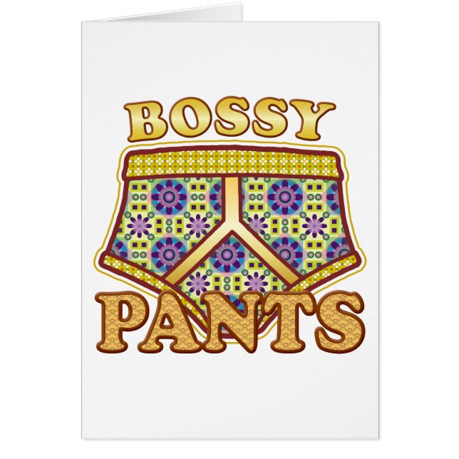 Bossy Pants v2 (Voorkant)