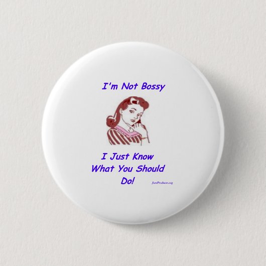 Bossy Ronde Button 5,7 Cm (Voorkant)