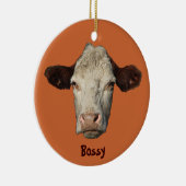 Bossy's kerst-versiering keramisch ornament (Rechts)