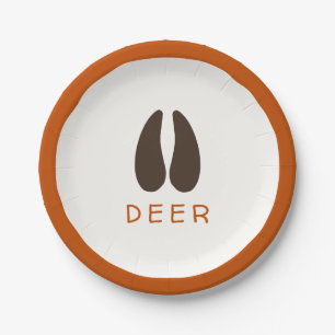 Bosthema Birthday Party Paper - Deer Papieren Bordje
