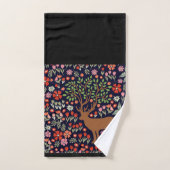 Bosthemegrens rendiermooie wilde bloemen bad handdoek (Handdoek)