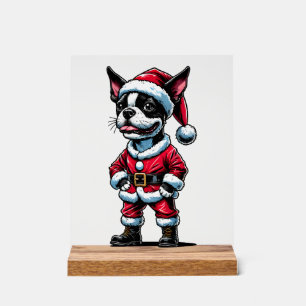 Bostie Kerstman Acryl Bord
