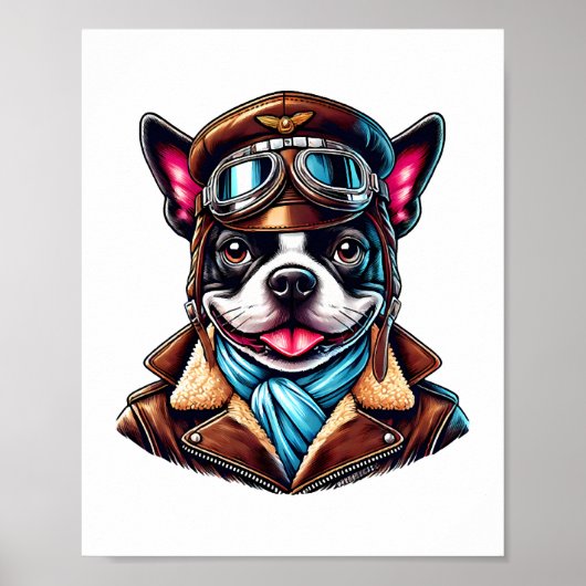 Bostie Pilot Design Poster (Voorkant)