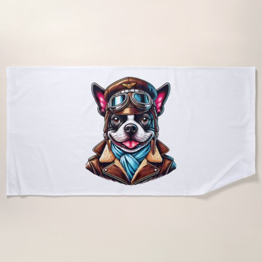 Bostie Pilot Design Strandlaken (Voorkant)