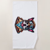 Bostie Pilot Design Strandlaken (Voorkant)